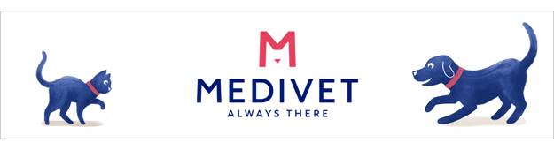 Much Hadham Fete Dogshow Medivet logo